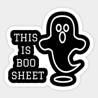 This is boo sheet unisex t-shirts Sticker